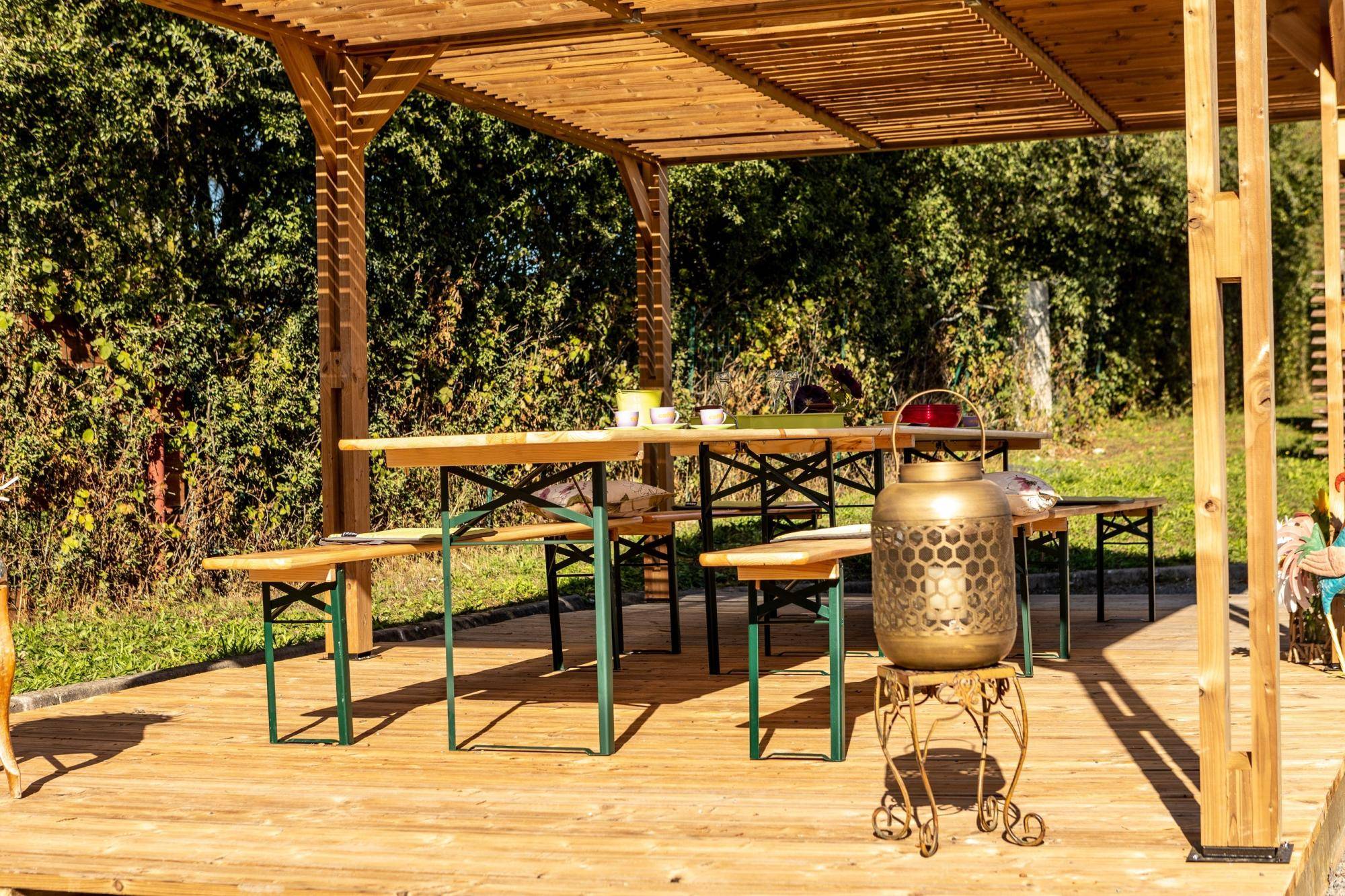 Pergola autoportante bois traité - HABRITA - Image 12