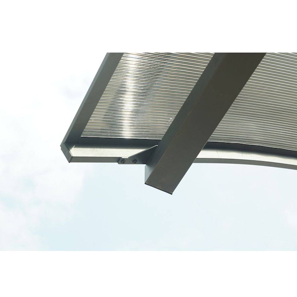 Carport pour camping-car aluminium gris anthracite 27,51 m² - HABRITA - Image 13