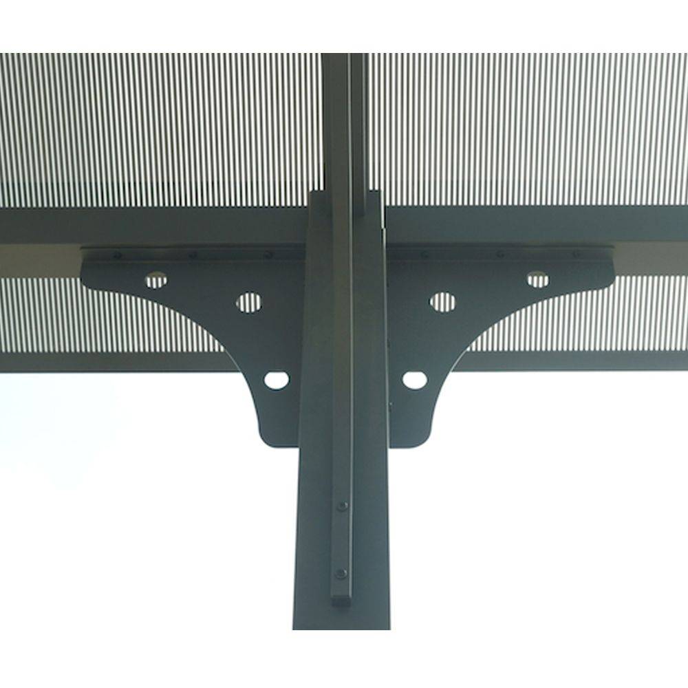 Carport pour camping-car aluminium gris anthracite 27,51 m² - HABRITA - Image 10