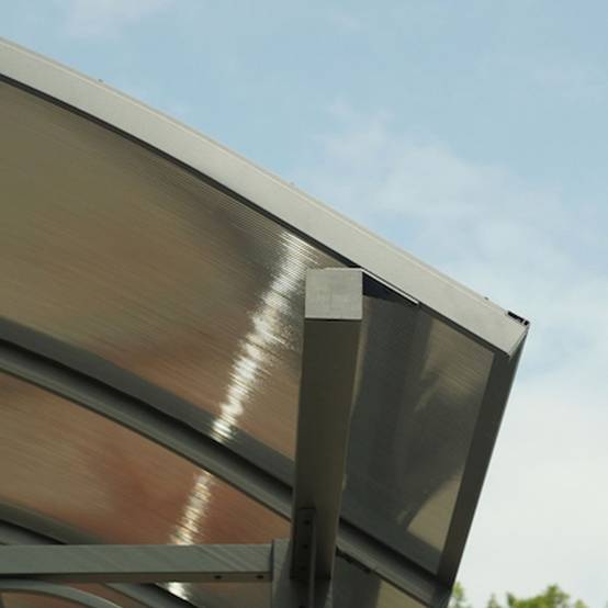 Carport pour camping-car aluminium gris anthracite 27,51 m² - HABRITA - Image 12