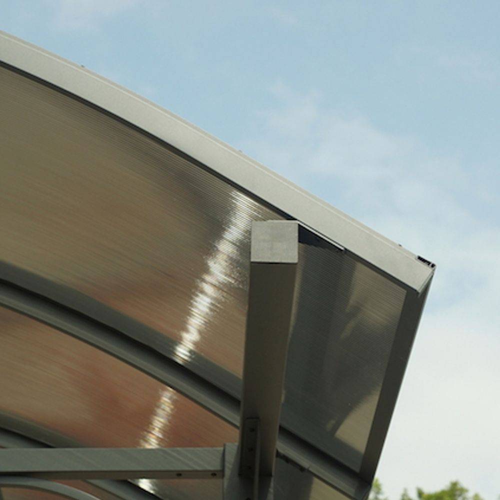 Carport pour camping-car aluminium gris anthracite 27,51 m² - HABRITA - Image 12