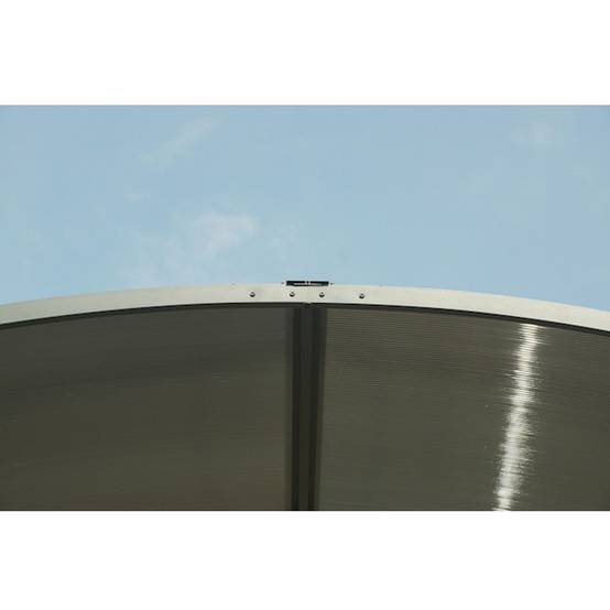 Carport pour camping-car aluminium gris anthracite 27,51 m² - HABRITA - Image 7