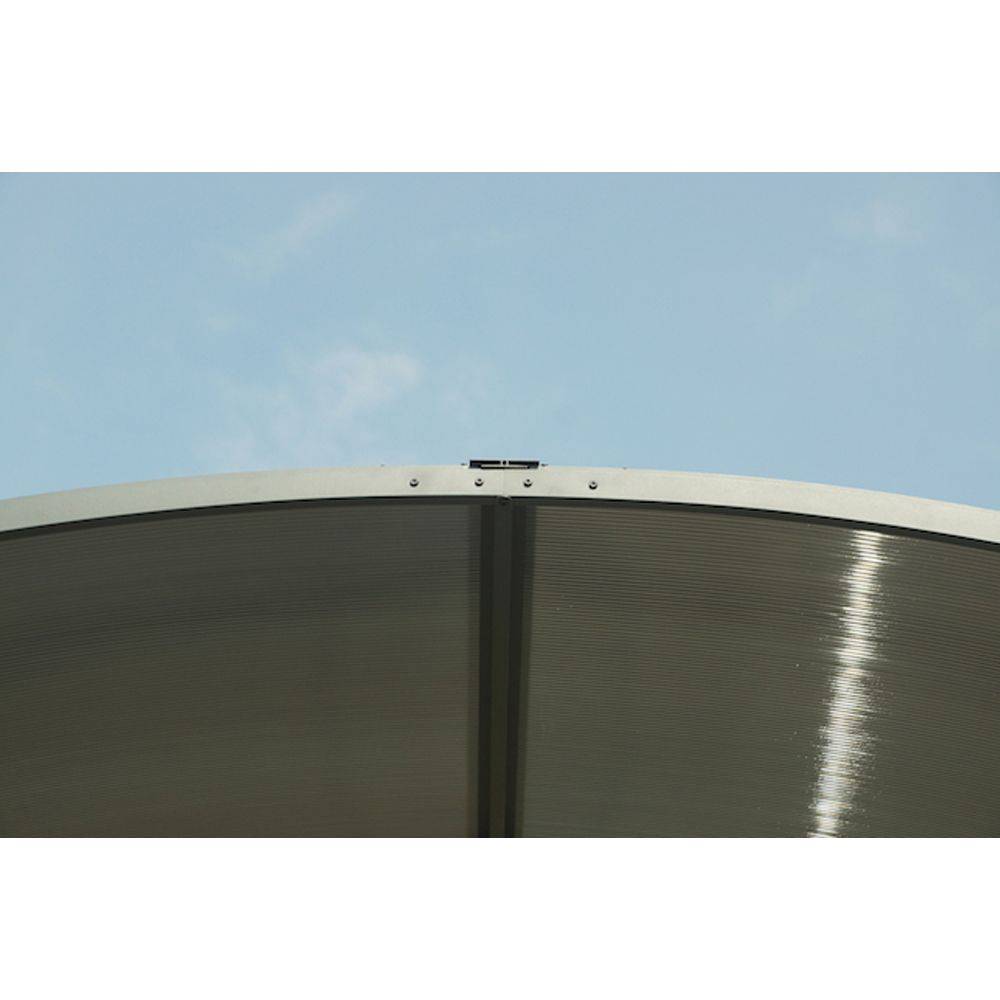 Carport pour camping-car aluminium gris anthracite 27,51 m² - HABRITA - Image 7