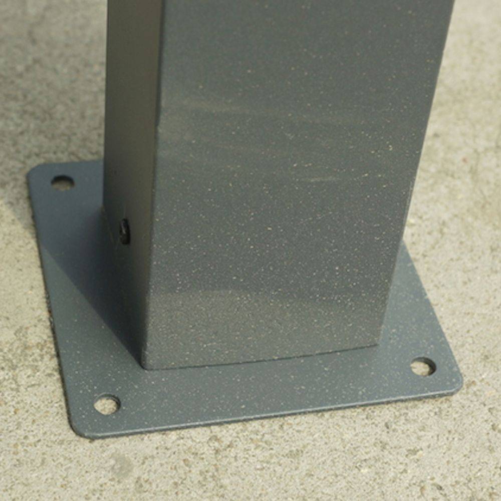 Carport pour camping-car aluminium gris anthracite 27,51 m² - HABRITA - Image 5