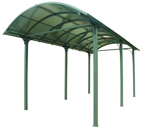 Carport pour camping-car aluminium gris anthracite 27,51 m² - HABRITA - Image 17