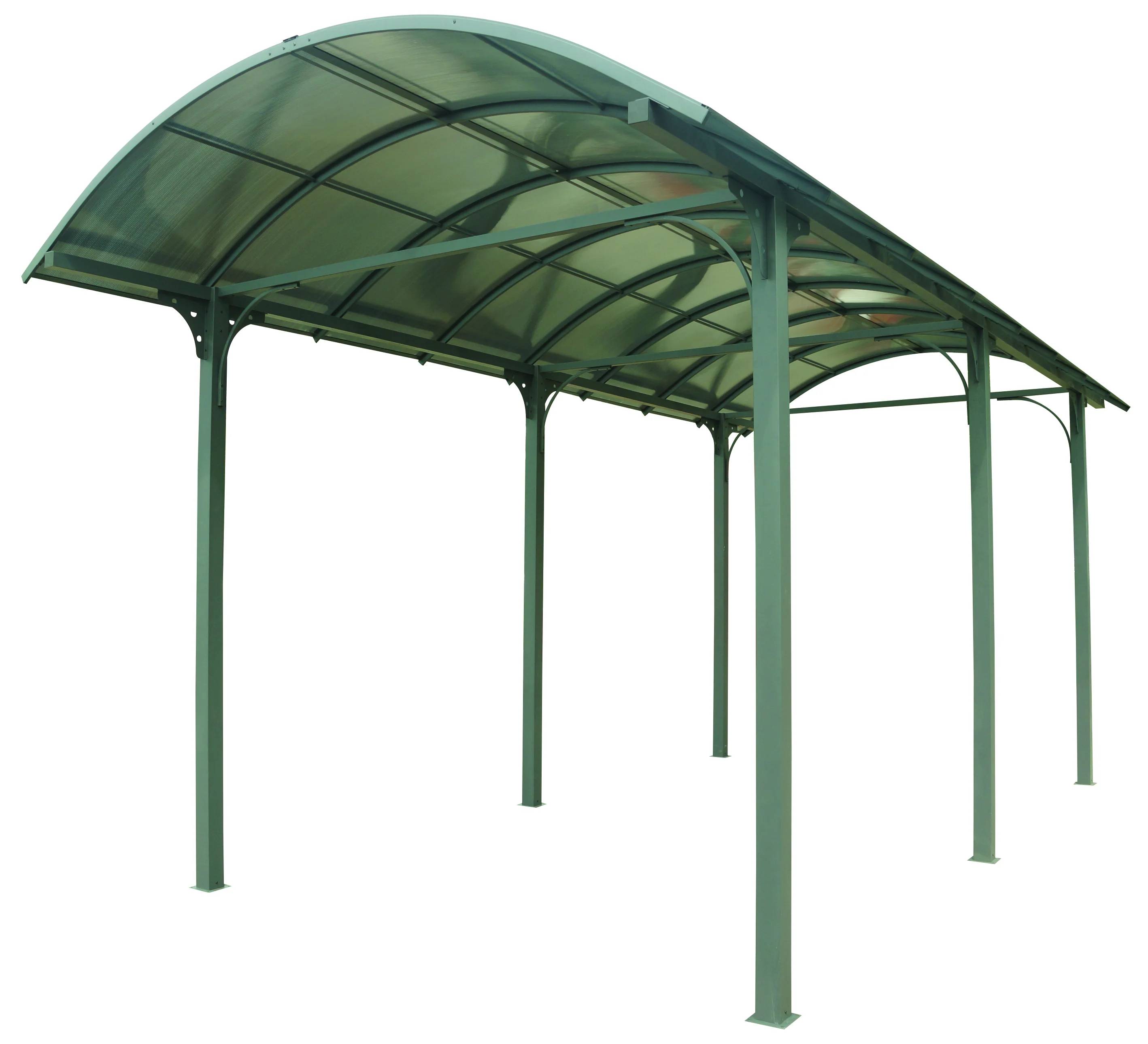 Carport pour camping-car aluminium gris anthracite 27,51 m² - HABRITA - Image 17