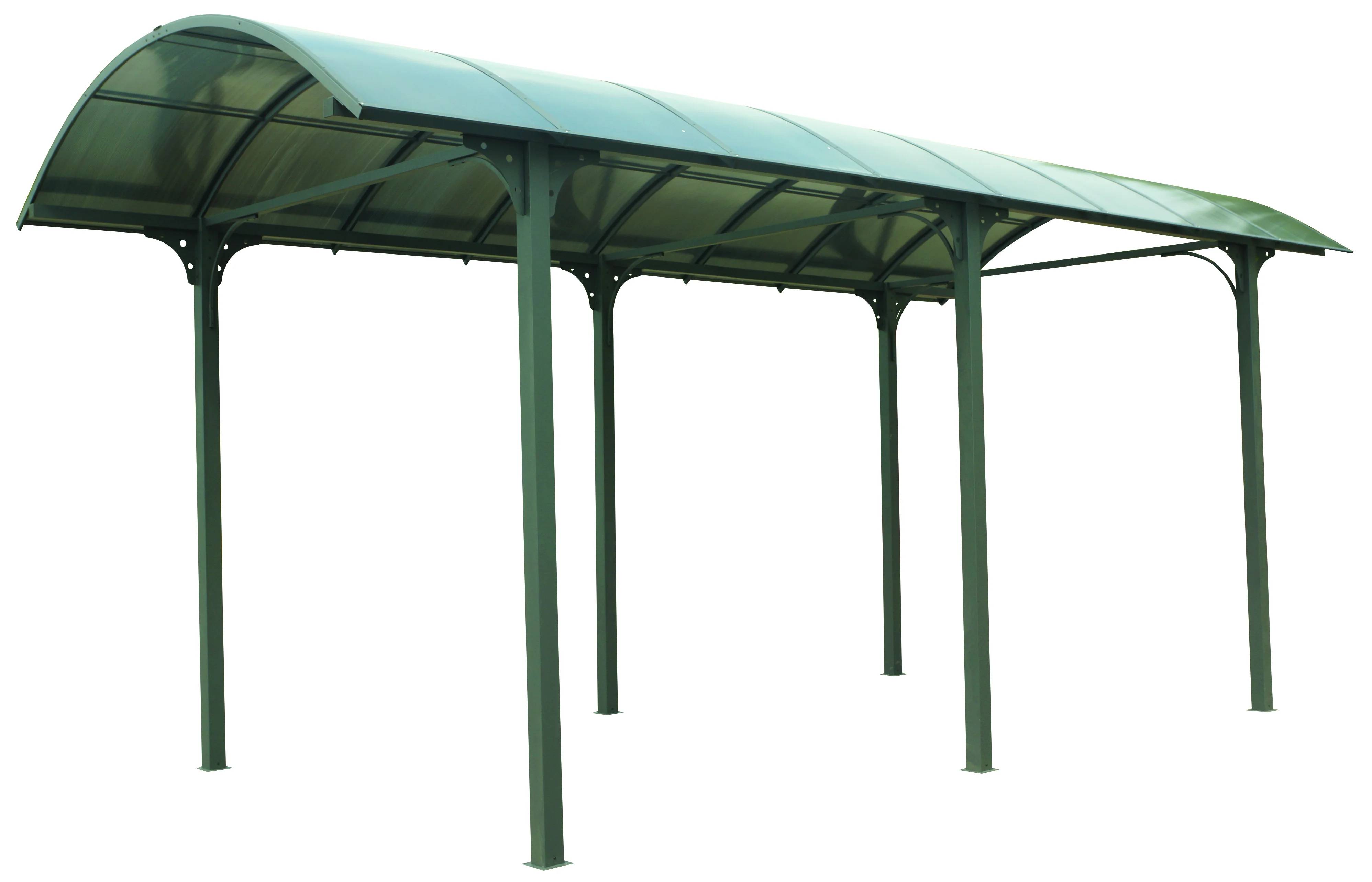 Carport pour camping-car aluminium gris anthracite 27,51 m² - HABRITA - Image 20