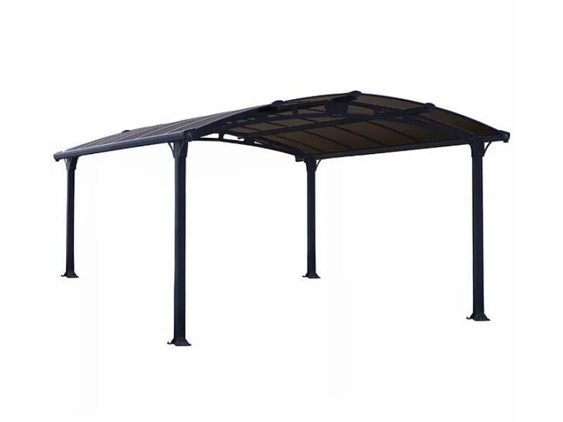 Carport aluminium toit polycarbonate : 1 voiture - 15,4 M2 - Image 6