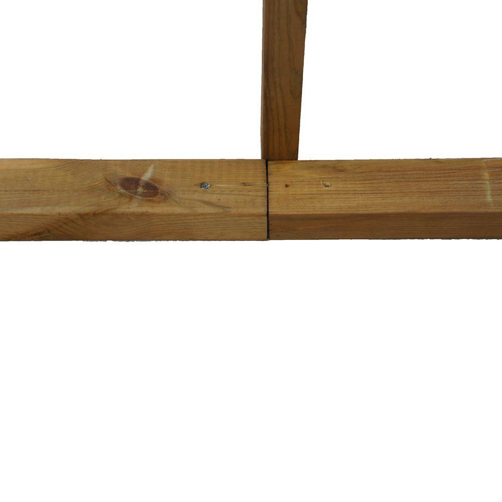 Toit-terrasse Pergola Bois Marron - CHALET & JARDIN - Image 8