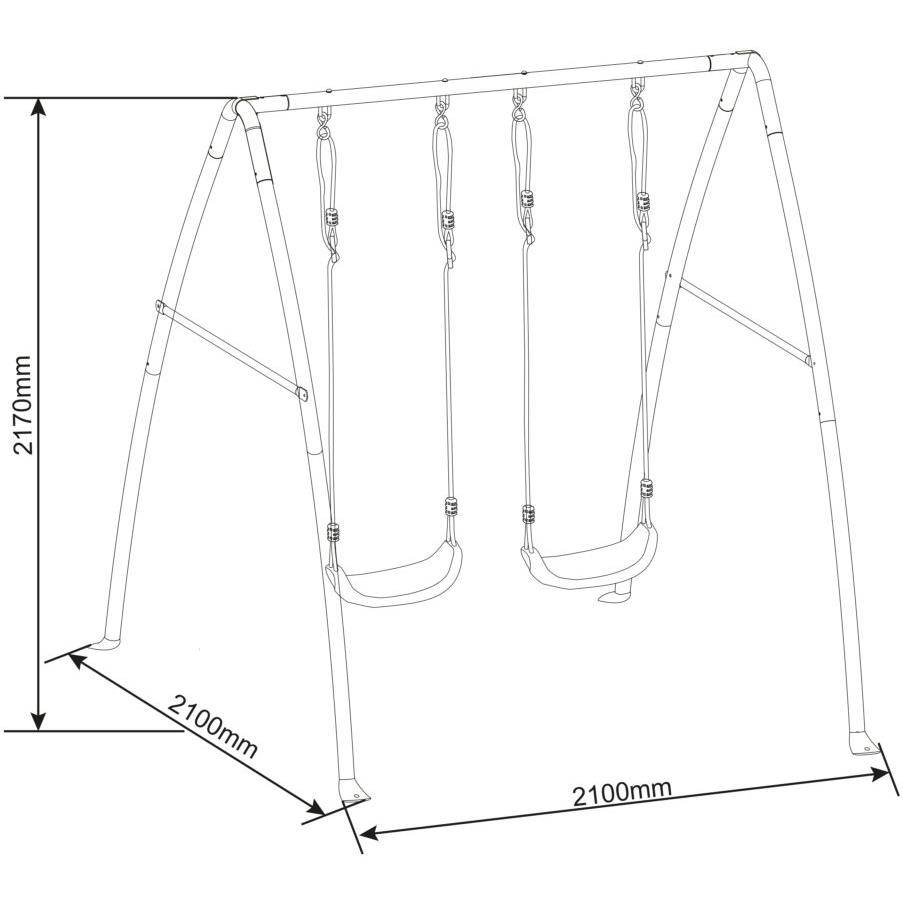 Axi - Portique Balançoire Double Métal – AXI - Image 5