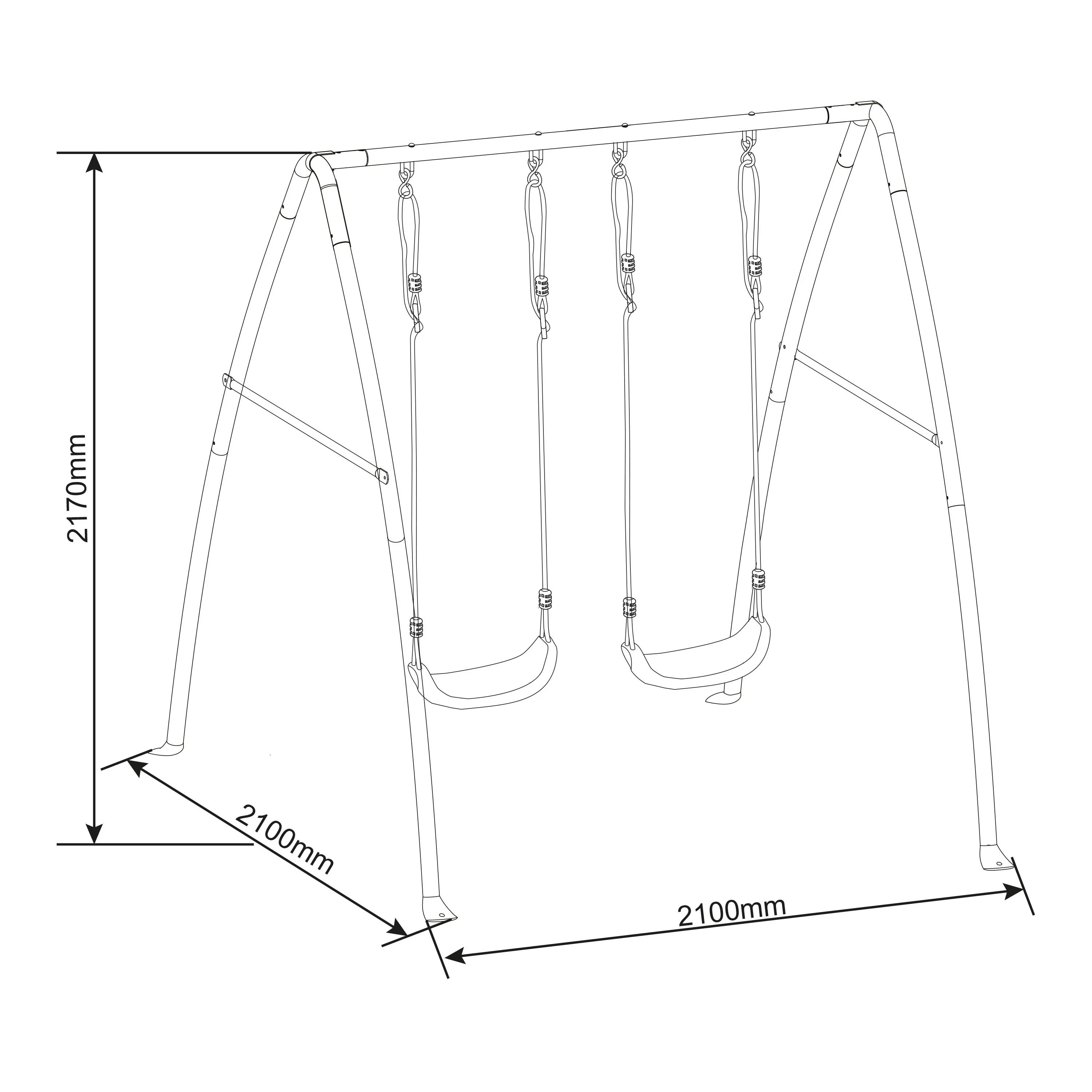 Axi - Portique Balançoire Double Métal – AXI - Image 12
