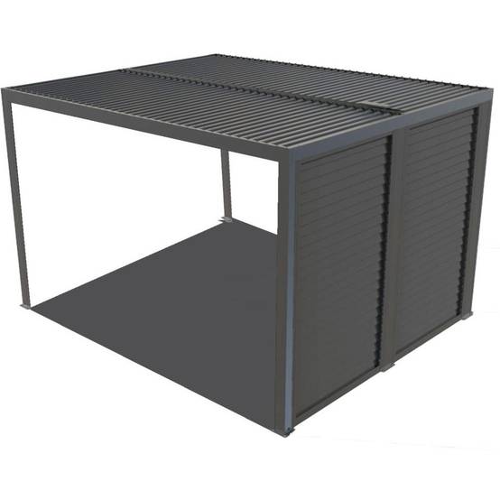 Pergola autoportante bioclim. Alu. Vantelles latérales 10,80 m2 - Image 6