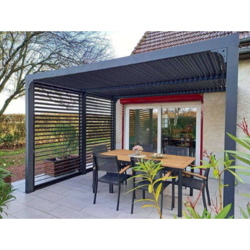 Pergola autoportante bioclim. Alu. Vantelles latérales 10,80 m2 - Image 4