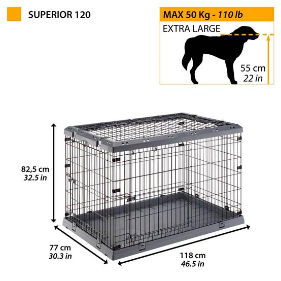 Ferplast - Cage de transport pour chien 120 – Ferplast - Image 11