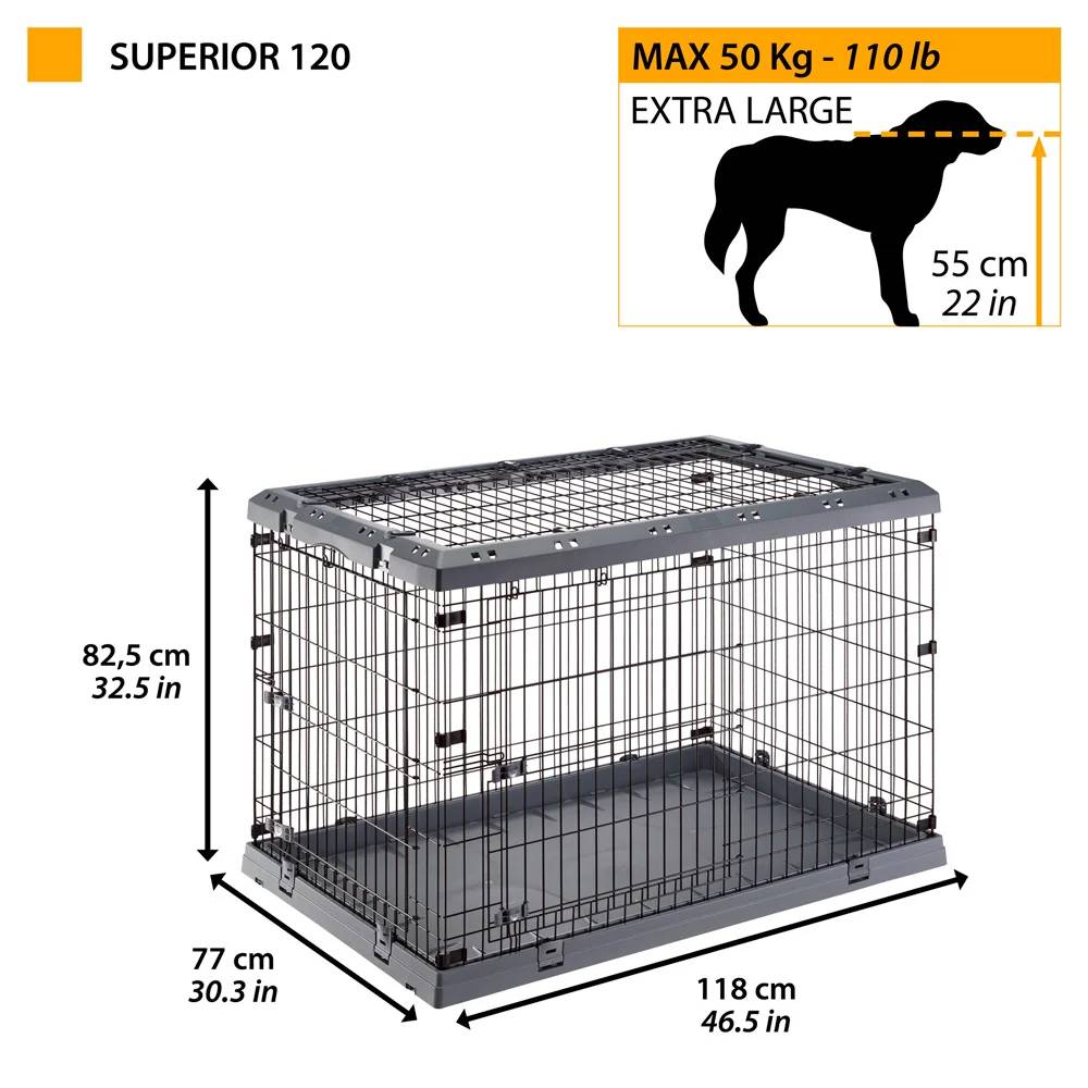 Ferplast - Cage de transport pour chien 120 – Ferplast - Image 11