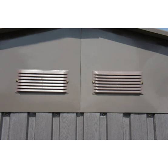Abri de jardin Métal Gris bois vieilli 4,83m² – CHALET & JARDIN - Image 4