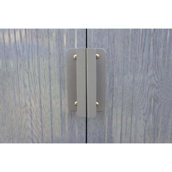 Abri de jardin Métal Gris bois vieilli 4,83m² – CHALET & JARDIN - Image 6