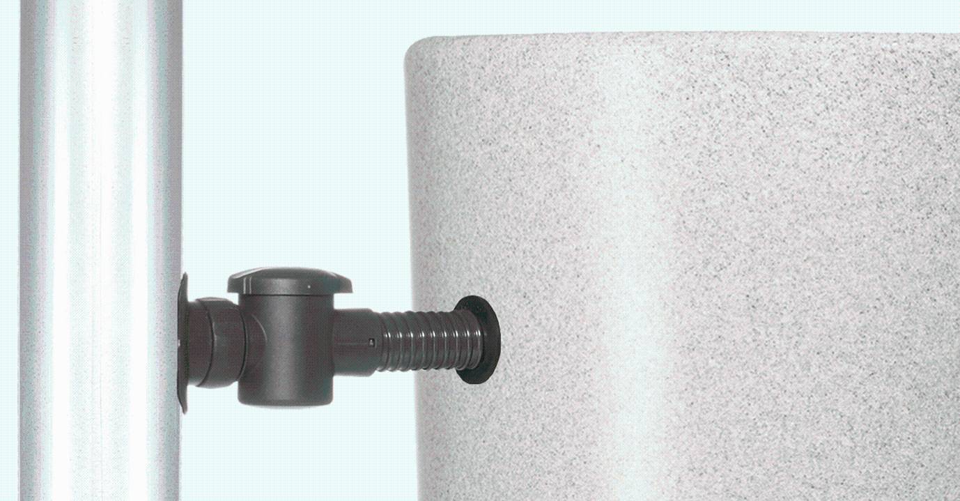 Garantia - Récupérateur d'eau de pluie 350L argent - GRAF - Image 7