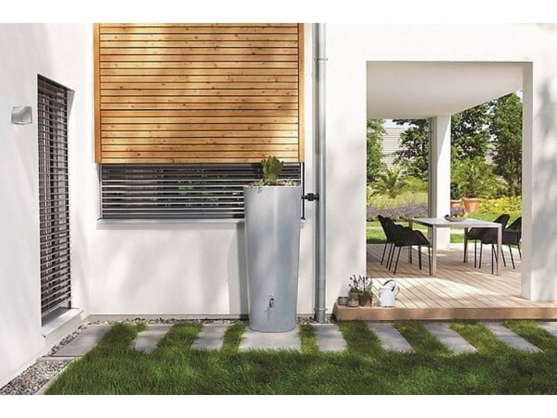 Garantia - Récupérateur d'eau de pluie 350L argent - GRAF - Image 10