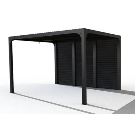 Pergola autoport biocli. Alu Vantelles lat. côté 3m60- 10,80m2 - Image 1