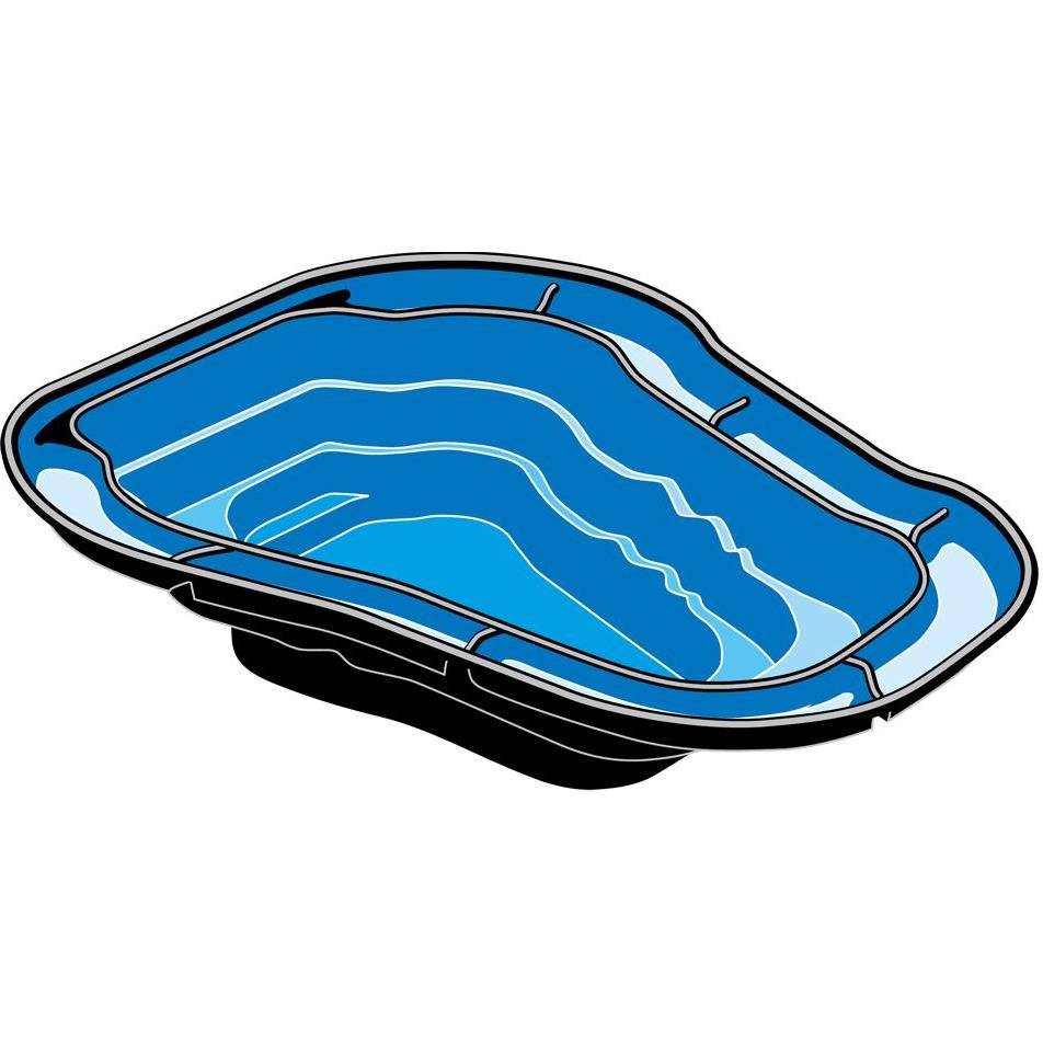 Ubbink - Bassin préformé HDPE Océan II 2000 L - Ubbink - Imagen 3