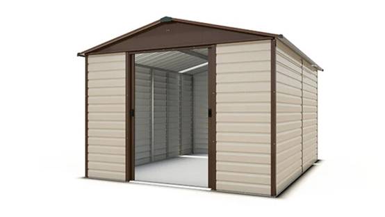 Yardmaster - Abri de jardin métal 11,39 M2 Ep. 0,30 mm Trigano - Image 2