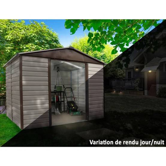 Yardmaster - Abri de jardin métal 11,39 M2 Ep. 0,30 mm Trigano - Image 5