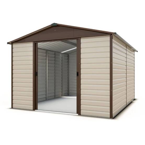 Yardmaster - Abri de jardin métal 11,39 M2 Ep. 0,30 mm Trigano - Image 6