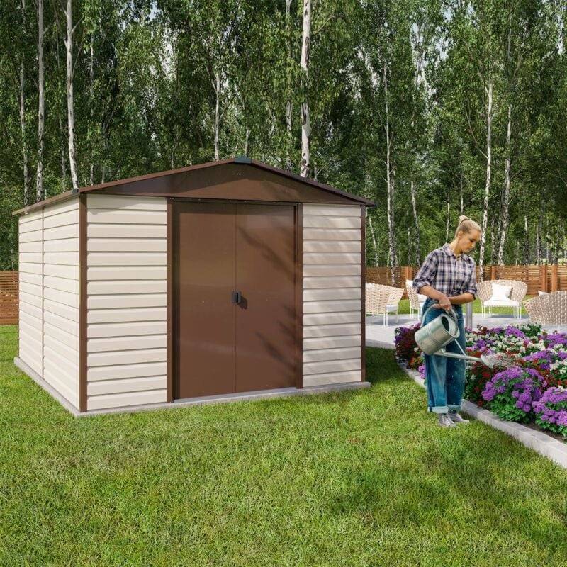 Yardmaster - Abri de jardin métal 11,39 M2 Ep. 0,30 mm Trigano - Image 4