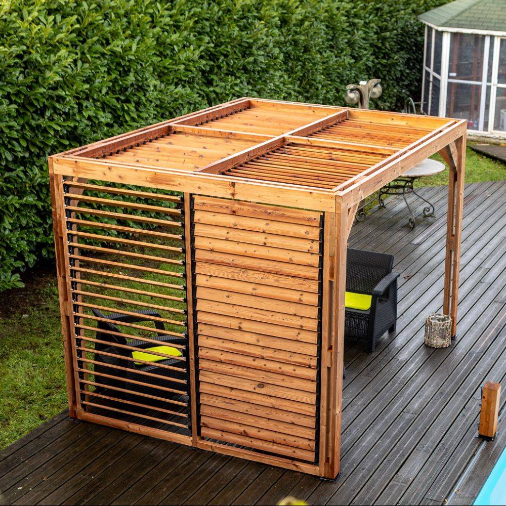 Pergola autoportante bois – HABRITA - Image 1