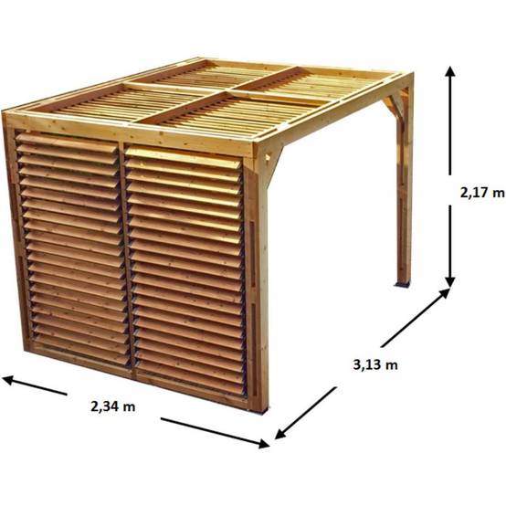 Pergola autoportante bois – HABRITA - Image 4