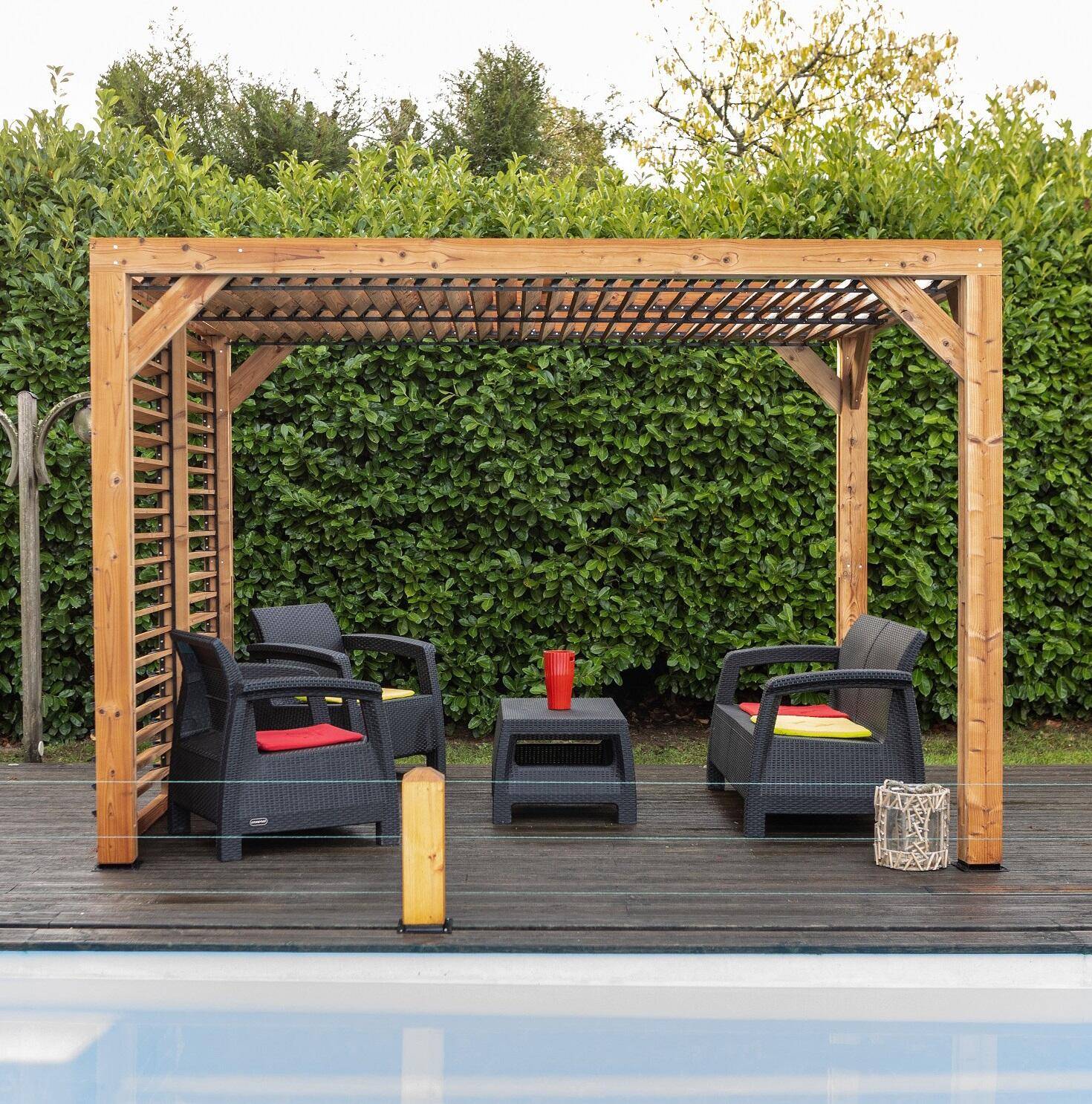 Pergola autoportante bois – HABRITA - Image 6