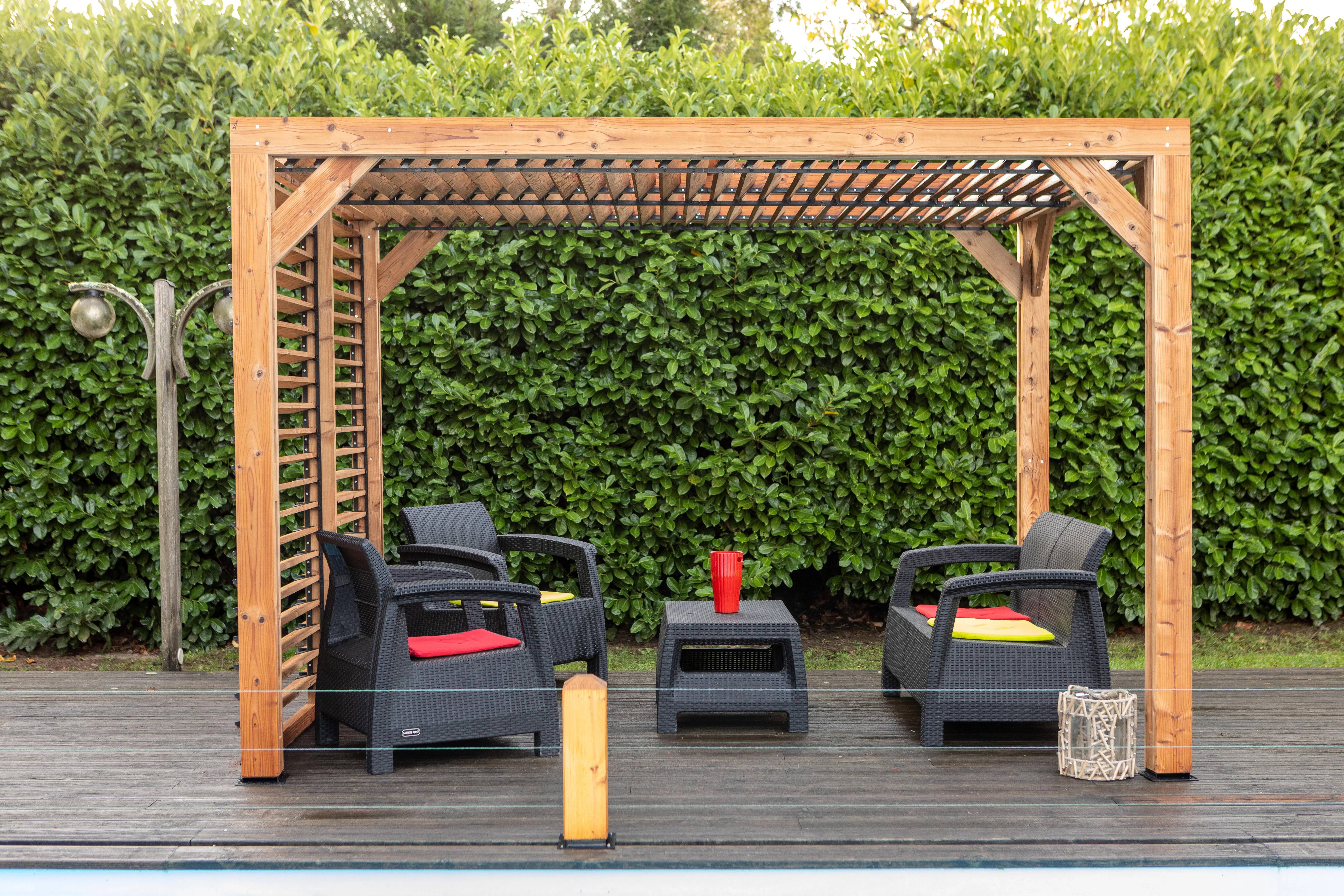 Pergola autoportante bois – HABRITA - Image 9