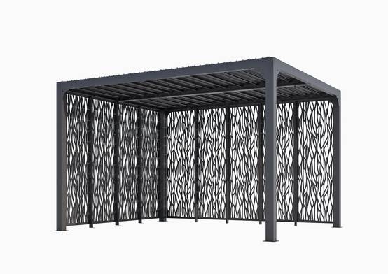 Pergola autoportante bioclim alu av panneaux sur 2 côtés 10,80 m2 - Image 5