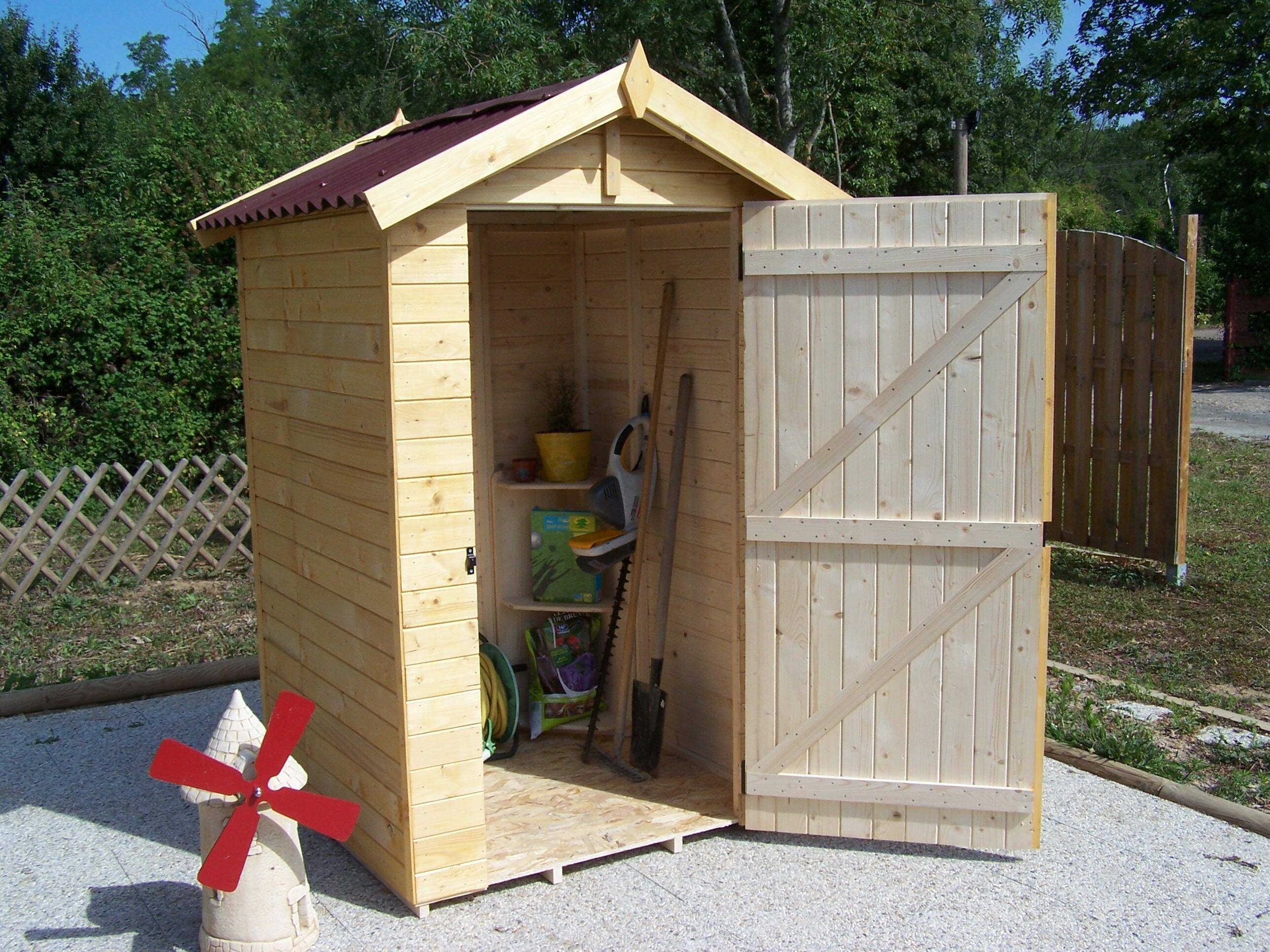 Habrita - Abri de jardin bois 2m² Ep.16 mm - Habrita - Image 9