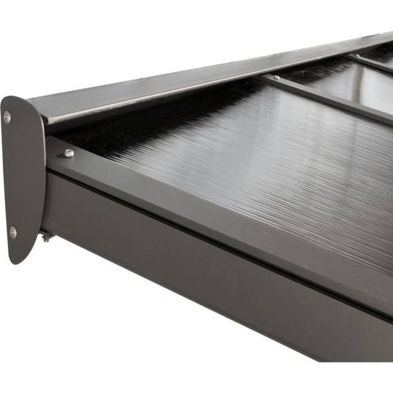 Tonnelle adossée aluminium et toit en polycarbonate 9.21 M2 - Image 4