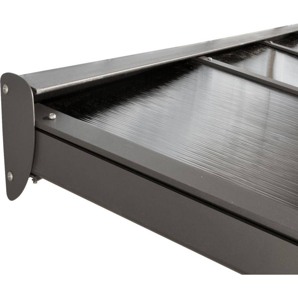 Tonnelle adossée aluminium et toit en polycarbonate 9.21 M2 - Image 4