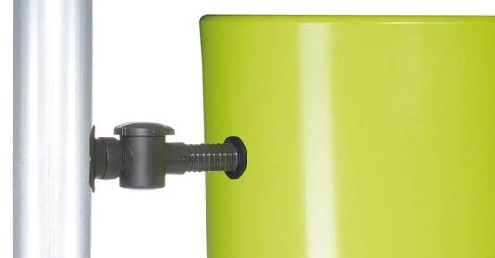 Garantia - Récupérateur d'eau de pluie 350L bac à plantes, collecteur et robinet inclus Vert pomme - GARANTIA - Image 8