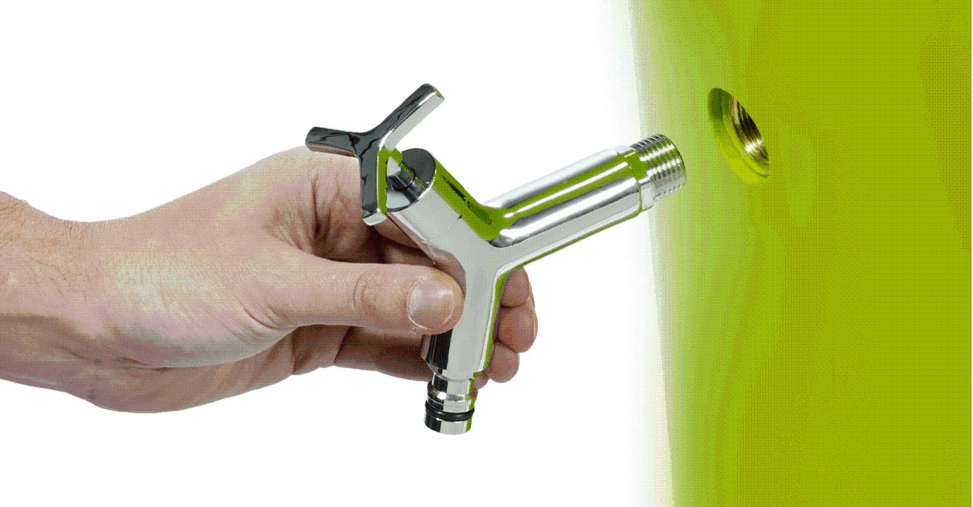 Garantia - Récupérateur d'eau de pluie 350L bac à plantes, collecteur et robinet inclus Vert pomme - GARANTIA - Image 9
