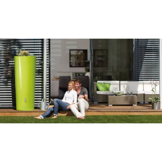 Garantia - Récupérateur d'eau de pluie 350L bac à plantes, collecteur et robinet inclus Vert pomme - GARANTIA - Image 11