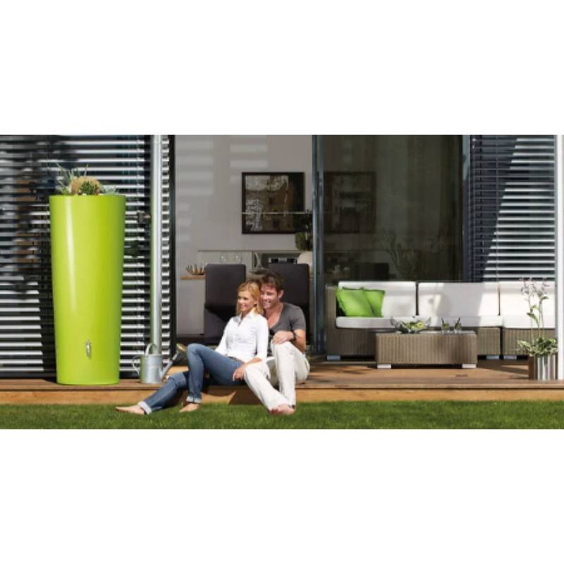 Garantia - Récupérateur d'eau de pluie 350L bac à plantes, collecteur et robinet inclus Vert pomme - GARANTIA - Image 11