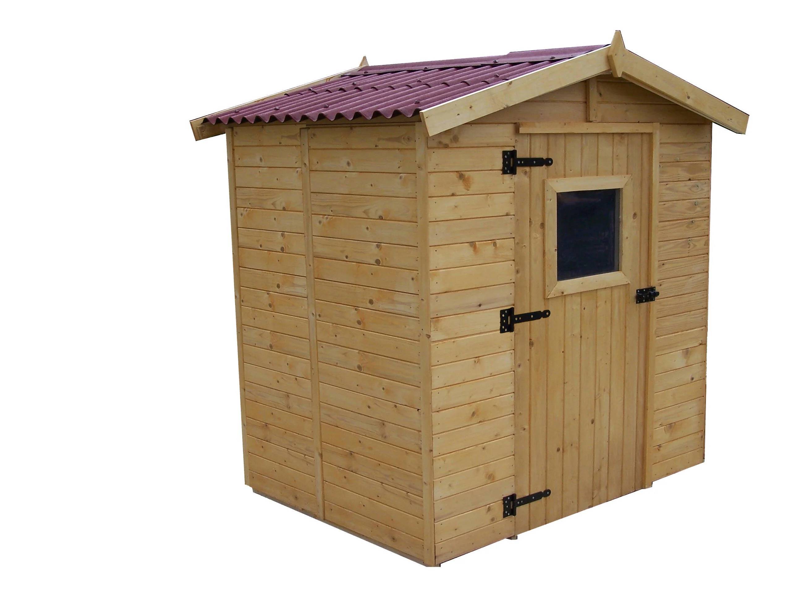 Habrita - Abri de jardin bois avec plancher 3,55m² Ep.16mm – HABRITA - Image 5