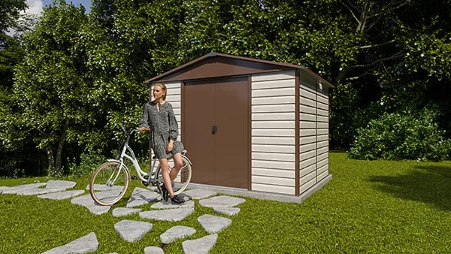 Abri de jardin métal 7,18 M2 Ep. 0,30 mm Trigano - Image 4