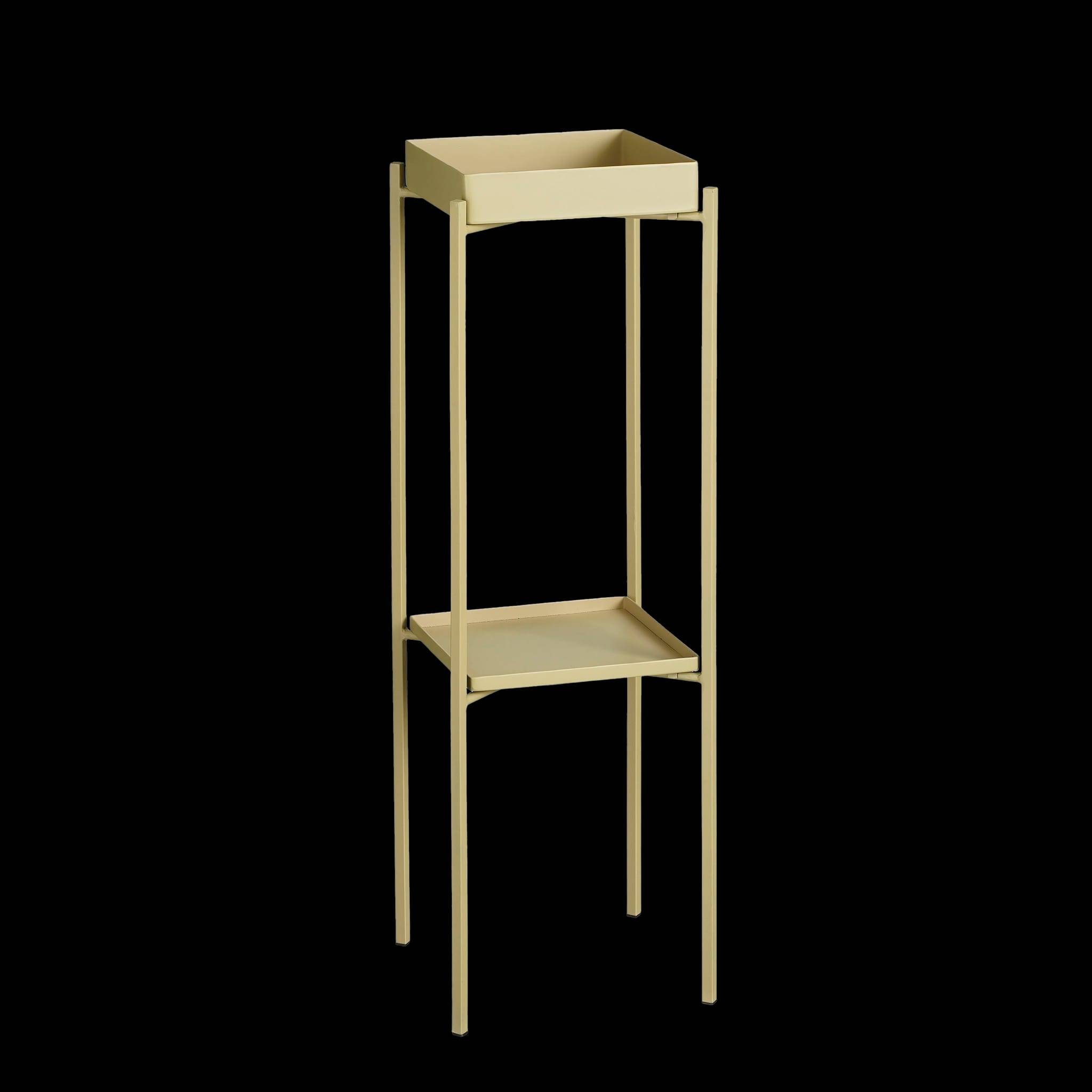 Support de plante type table métal vert clair L.21.5 cm-l.21.5 cm-H.68 cm - Mica decorations - Imagen 3