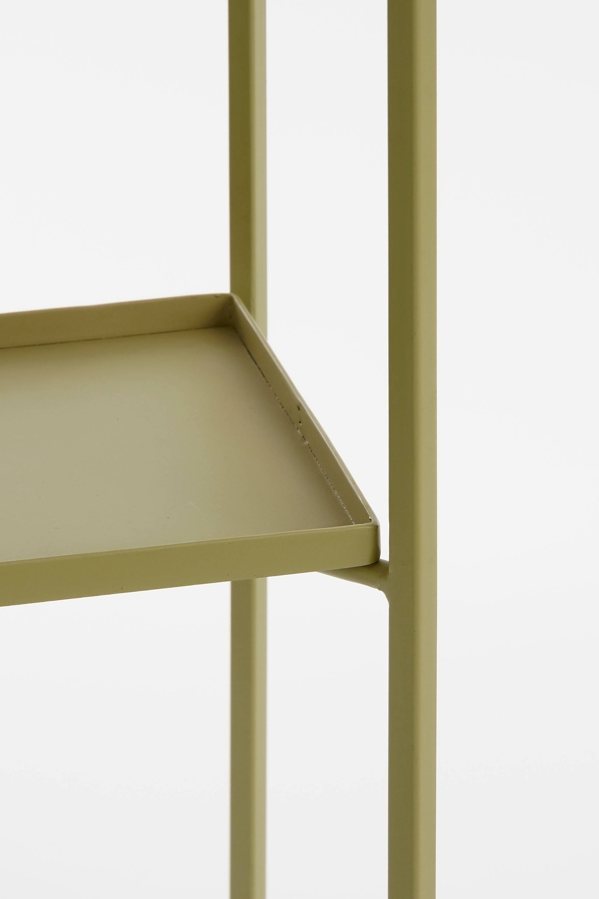 Support de plante type table métal vert clair L.21.5 cm-l.21.5 cm-H.68 cm - Mica decorations - Imagen 2