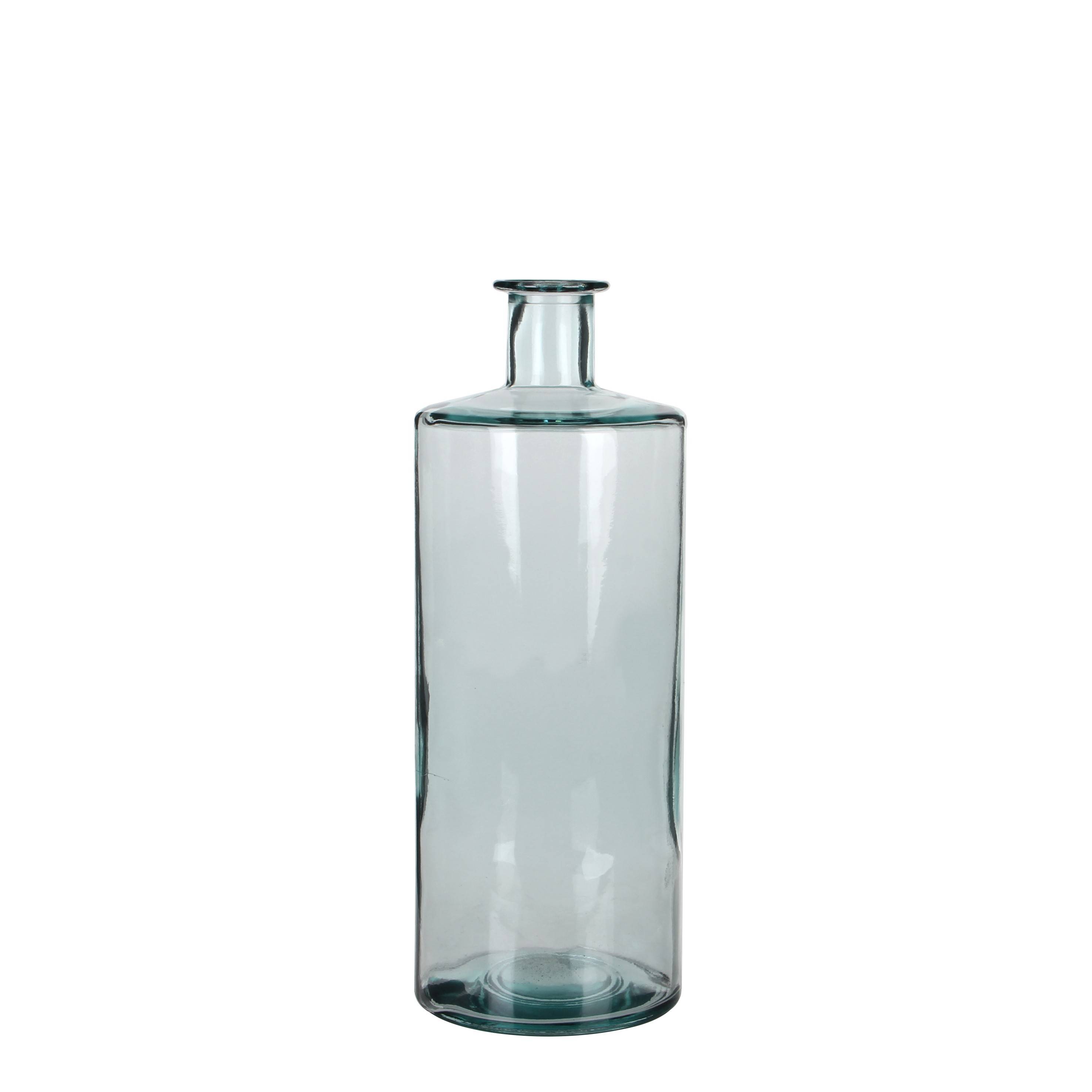 Vase Bouteille Verre Transparent H 40 cm Ø 15 cm – MICA DECORATIONS