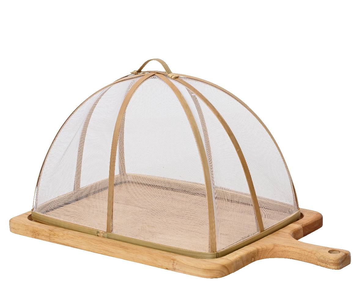 Planche à découper bois acacia naturelle L 34 cm l 23 cm H 21 cm