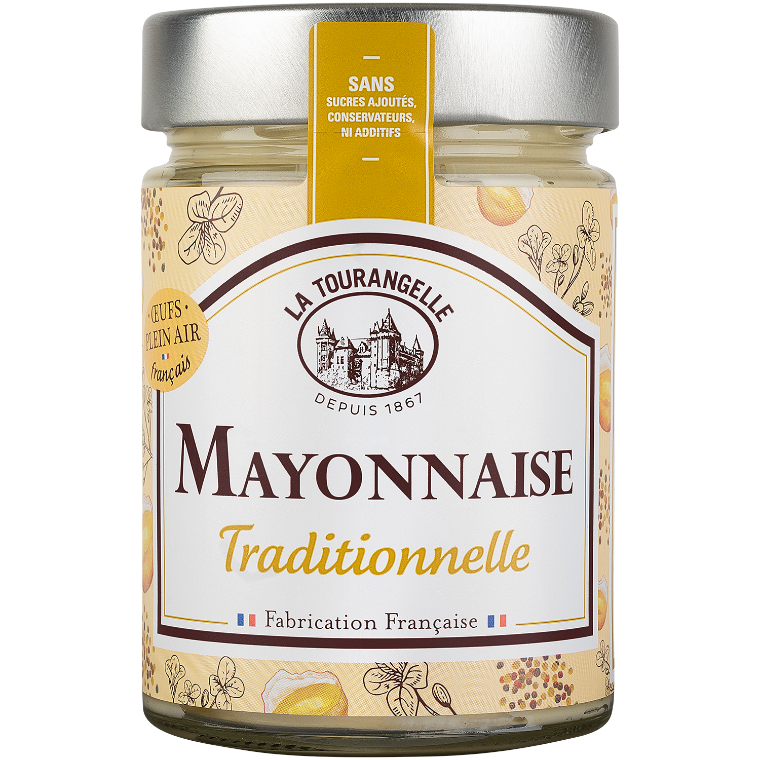 La Tourangelle - Mayonnaise traditionnelle 270 g - La Tourangelle