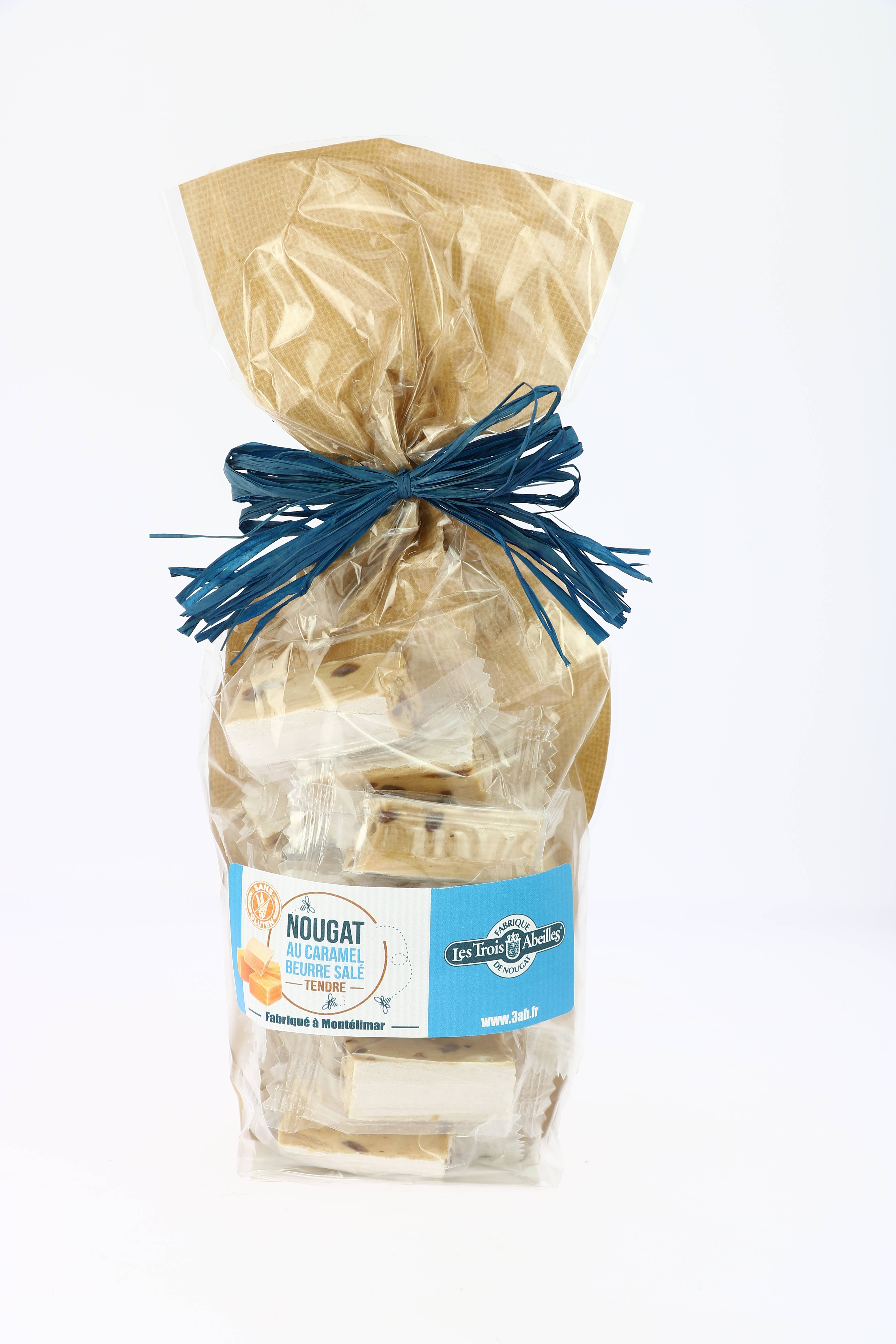 Les Trois Abeilles - Sachet de nougat tendre au caramel beurre salé 150 g - Les Trois Abeilles - Imagen 2