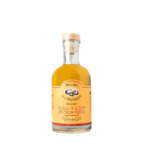 Moulin de la Veyssière - Huile vierge de cacahuète - 20 cl